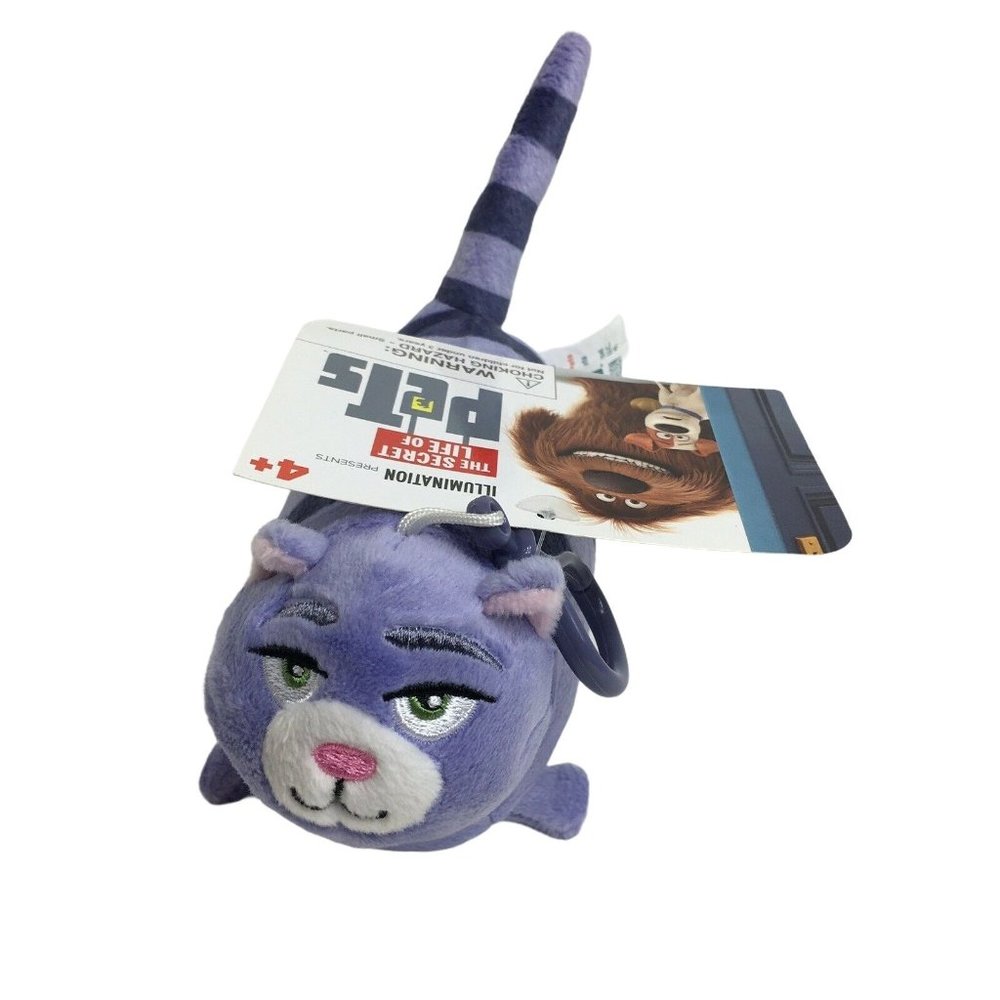The Secret Life Of Pets Chloe Plush Clip On 6" Kitty Cat Stuffed Animal Cats New